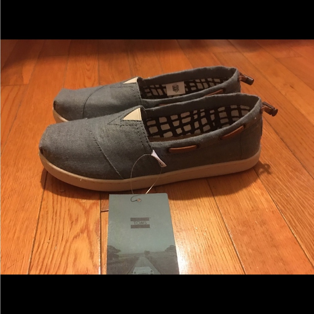 Tom’s Bimini Chambray Girls Shoes Youth 4